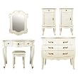 ivory dressing table mirror