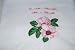 Embroidered In every blossom see a miracle T on White Shirt Pink flowers Adult-M