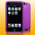 Quik - Ipod Touch 3 3rd Generation 16GB/32GB/64GB Purple Silicone Skin Case Cover