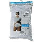 Just My Size - Ladies 3 Pack Cotton Briefs, White
