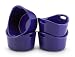 Rachael Ray Bubble and Brown Set of 4 Ramekins, Blue