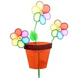 Flower Pot Windmill Multicoloured