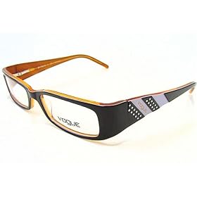 VOGUE 2441B 2441-B Dark Brown Caramel 1453 Optical Eyeglasses Frame 50x16