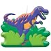 Prehistoric Dinosaurs Mini Cake Candles 6ct
