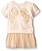 Rosie Pope Baby Girls' Heathered French Terry Top with Mesh Tutu and Diaper Cover