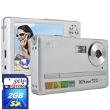 SVP Xthinn-570S 12MP Max. Digital Still Camera with Hugh 3.0 inch LCD (2GB High Speed SD Card Included)