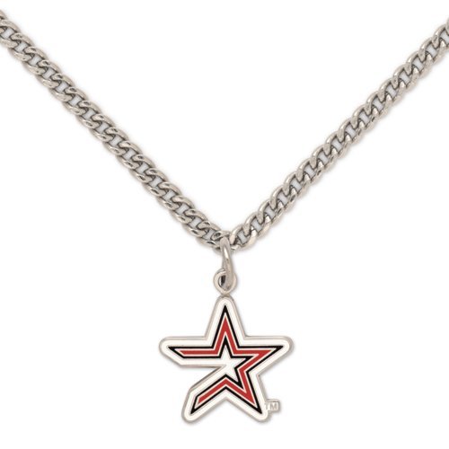 Houston Astros Chain Necklace with MLB Team Logo Pendant
