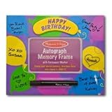 Melissa & Doug Deluxe Birthday Autograph Memory Frame