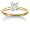 10k Yellow Gold Princess Cut Solitaire Diamond Engagement Ring (3/4 ct, J-K Color, I2-I3 Clarity), Size 5