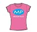 Melrose Place - Melrose Place Logo - Junior Hot Pink S/S T-Shirt For Women