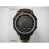 Timex Mens Expedition Digital Compass Leather Strap Watch, 9Y761, Indiglo, Alarm, Timer,... by Timex