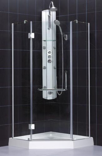 DreamLine SHEN-2038388-01 NEO 3/8-inch Glass Thickness Shower Enclosure