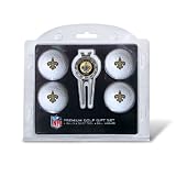NFL New Orleans Saints 4 Golf Balls and Divot Tool