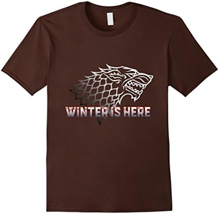 Men's Winter Is Here T-shirt Medium Brown