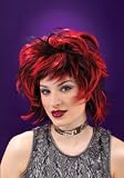 WIG, CLUB, RED & BLACK