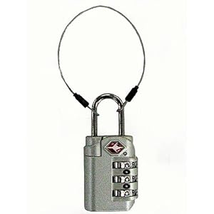 【クリックで詳細表示】TSA 【アメリカ安全運輸局認定】 ダイヤルロック GW シルバー 686： ホーム＆キッチン