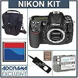 Nikon D300 DX Digital D-SLR Camera - Refurbished by Nikon U.S.A. with 4GB CF Memory Card, Spare EN-EL3e Lithium-Ion Battery, Camera Case, Mack 3 Year Extended Warranty, Digital Remote Release, Nikon Understanding Digital Photography with Nikon SLR DVD