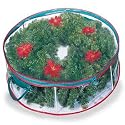 CLEAR HOLIDAY STORAGE WREATH