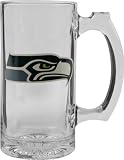Seattle Seahawks Beer Mug: 3D Logo Glass Tankard at Amazon.com