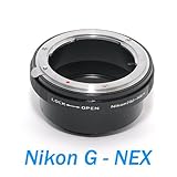 EzFoto Nikon, Nikkor (Including G-Type, AFS, DX) Lens to Sony Alpha Nex E-m ....