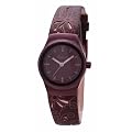 Kahuna KLS-0090L Ladies brown cut-out strap watch