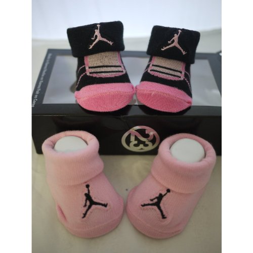 Nike Jordan Jumpman 23 New Born Infant Baby Boy Booties Black w/ Pink 41rcEOApEOL Nike Jordan Jumpman 23 New Born Infant Baby Boy Booties Black w/ Pink