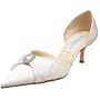 shannon britt Women's Alice Pointed D'Orsay Pump,White/Ivory,8 M US