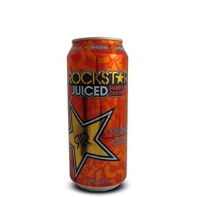 16 Pack - Rockstar Juiced Energy Drink - Mango Orange Passion Fruit - 16oz.