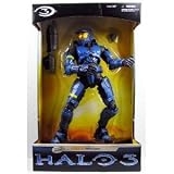 Halo 3 Mcfarlane Exclusive 12 Inch Giant Sized BLUE Mark VI Spartan Soldier