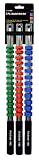 Pro-Grade 11920 3-Piece 1/4-Inch, 3/8-Inch, 1.2-Inch Dr. Socket Rail Set