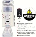 Strobe Motion Alarm w/ Chime & Warning Decal Set