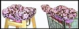 Shopping Cart / High Chair Seat Covers (Chocolate & Pi