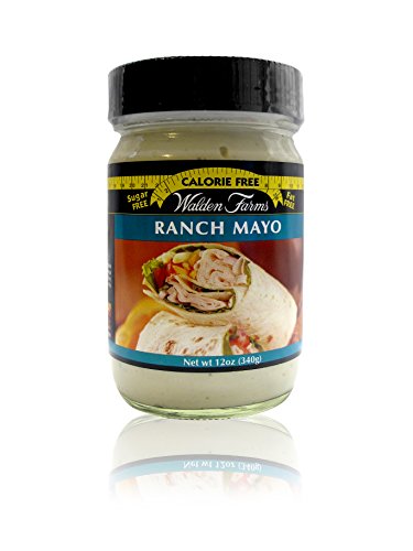Walden Farms Ranch Mayo - Sugar Free, Calorie Free, Fat Free, Carb Free, Gluten Free - 1 Bottle