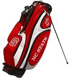 NORTH CAROLINA STATE WOLFPACK OFFICIAL TEAM LOGO GRIDIRON STAND GOLF BAG