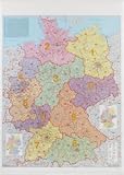 Produkt-Bild: Deutschlandkarte,PLZ-Karte,Ma&szlig;stab 1:750.000,laminiert,HxB 137x97cm