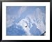 Skiplane Winging over Mount Saint Elias Framed Art Poster Print by Michael Melford, 31x25