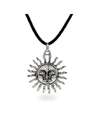 Sterling Silver Mayan Sun Pendant