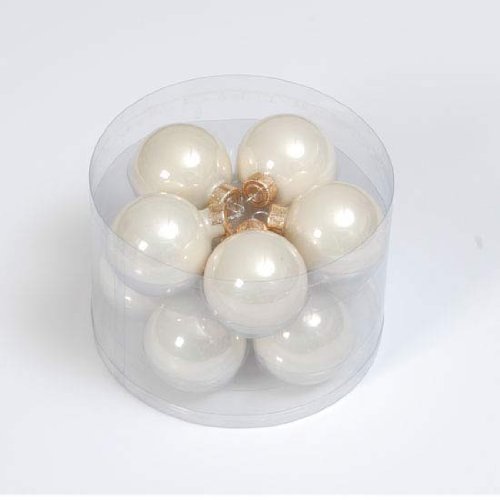 Vanilla Glass Baubles