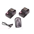 4 Channel PT-04 Wireless Flash Trigger with Remote Control for Canon 380 EX,420 EX,430 EX,550 EX,580 EX,5D,50D,500D,Nikon SB900,SB800,SB600,SB28,SB26,D700,D300,D90,D60,Olympus E620,E520,E450,E30 Pentax Sigma Flash Flashgun Speedlight + 2 X receivers