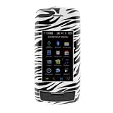 Black with White Stripes ZEBRA Case Cover for Brand LG Voyager VX10000 Protective Cell Phone Hard SNAP-ON [Beyond Cell Packaging]