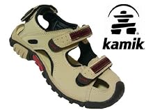 Kamik Kinder Kletthalbschuh Trekkingsandale VENTURA sand