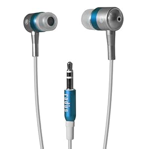 【クリックで詳細表示】radius Inner ear Headphones Fine Color series シアンブルー HP-RHF31C