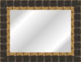 Review ArtToFrames  / 16x20 / 16 x 20 Mirror Frame Dark Brown Wave w/Gold Lip .. 2.25'' wide