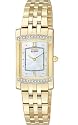 Citizen Women's Eco-Drive Stiletto Diamond Accented Gold-Tone Watch #EG3122-57D