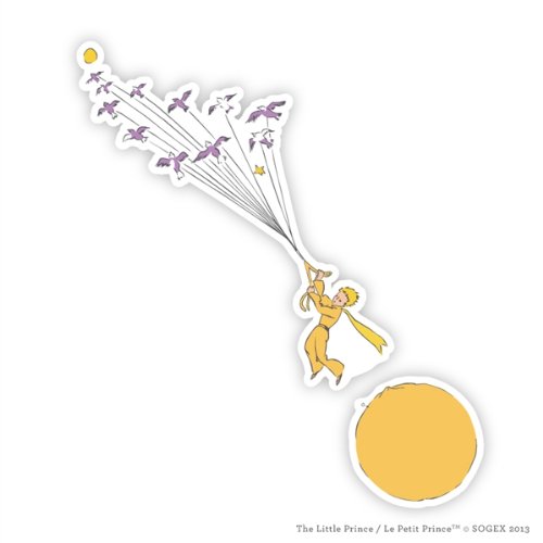 Walls 360 Peel & Stick Wall Decal: Le Petit Prince The Wild Birds in Flight (10 in x 12 in)