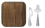 Sagaform Walnut Lazy Susan with Cheese Knife and Slicer