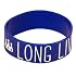 Blue Long Live Rubber Bracelet