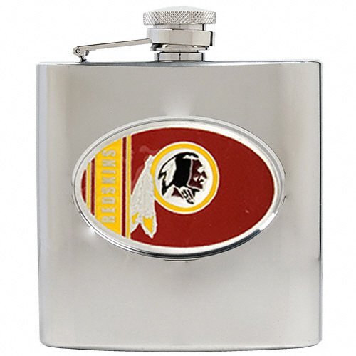 Washington Redskins 6 oz. Stainless Steel Flask