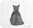 Far Too Buy Black White Cat Mouse Pad MousePad