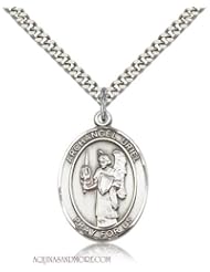 St. Uriel Large Sterling Silver Medal